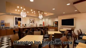 Hampton Inn breakfast area