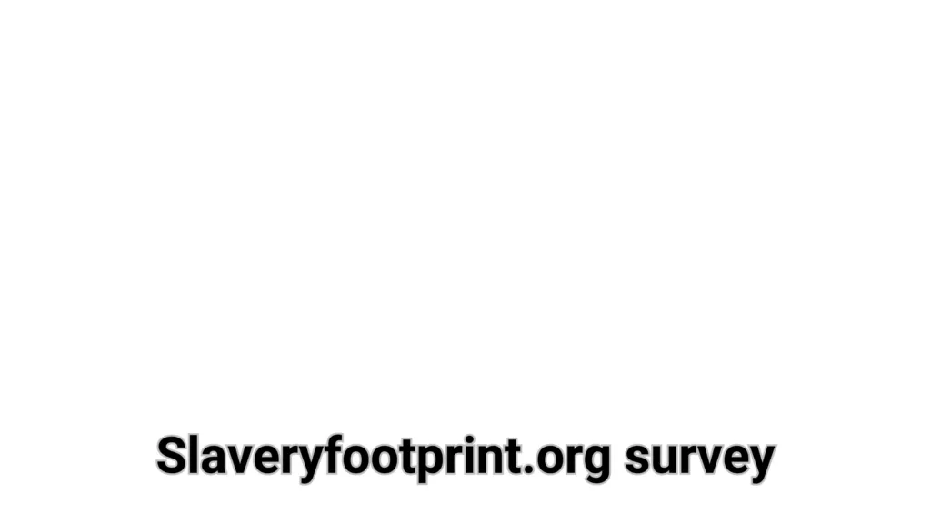 Slaveryfootprint ORG Survey - Take Slavery Footprint Survey