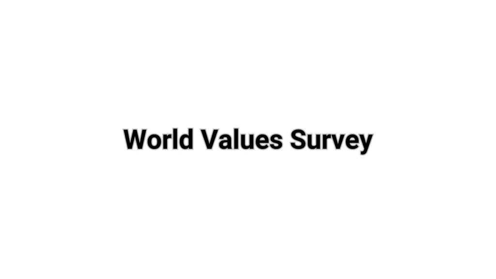 World Values Survey